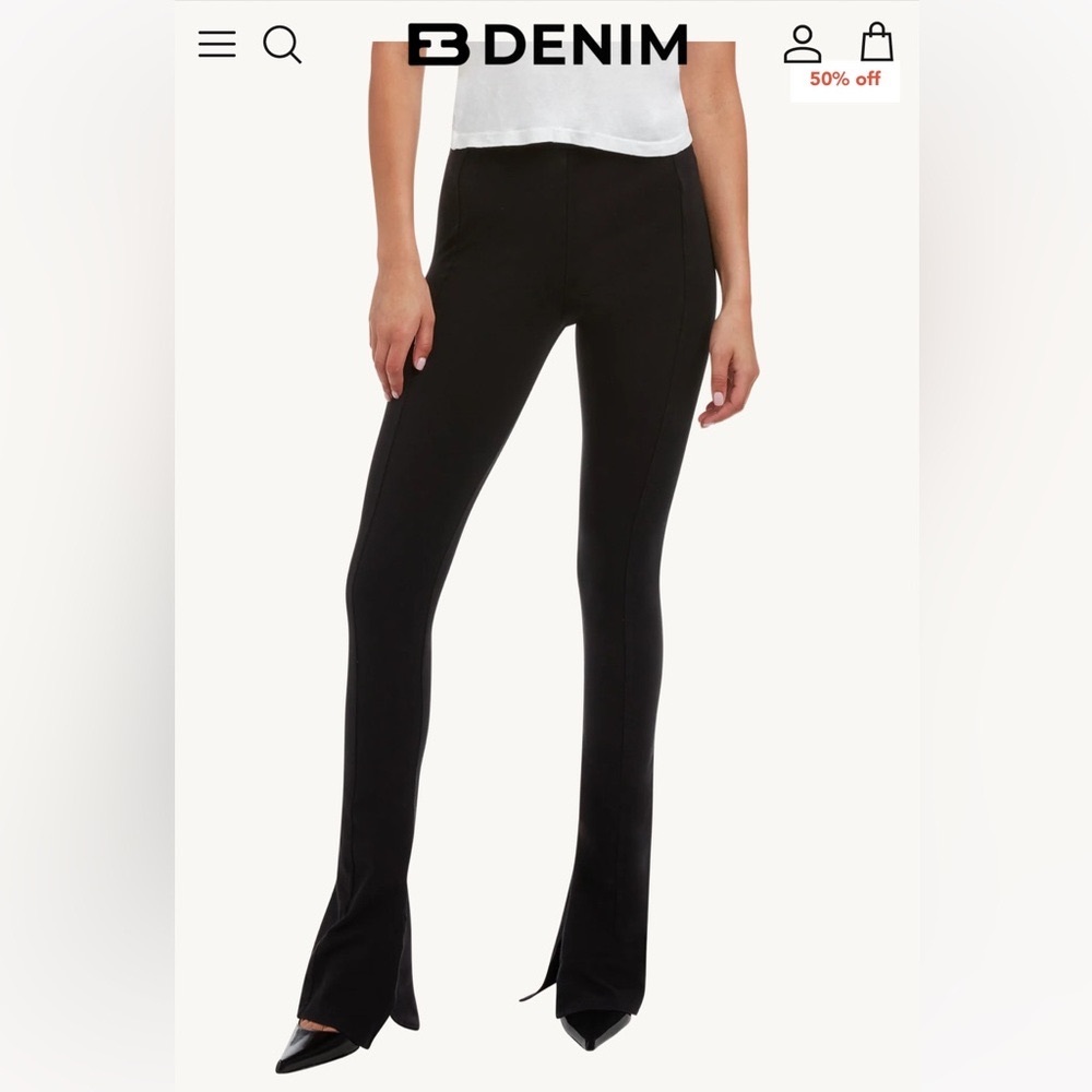 DENIM BRAND SPLIT HEM LEGGINGS, BRAND NEW TAGS ON
